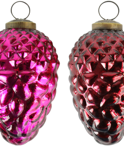 8208 GLASS CONES CARNIVAL S/4